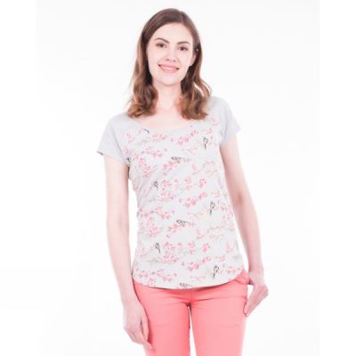 Tee Brakeburn Bird Blossom Mujer - Gris - Chile PGU970438